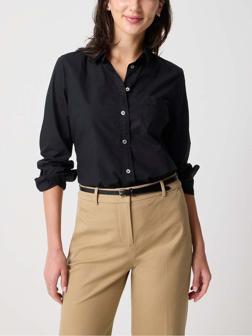 J.Crew Factory Women’s 100% Cotton Poplin Button-Up Shirt, Size XL, NWOT
